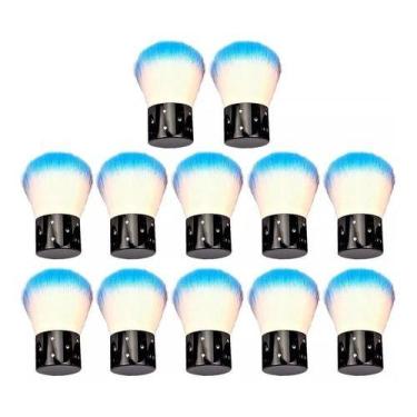 Imagem de Kit 12 Pinceis Espanador De Pó Para Unhas De Gel Acrigel - OEM