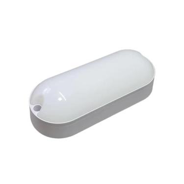 Imagem de Arandela Tartaruga Led br IP65 Oval 12W 6500K Manplex, Branco, Bivolt