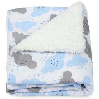 Imagem de Manta de Bebê Cobertor Coberdron Sherpa (0,75x0,75cm) Estampada Para M