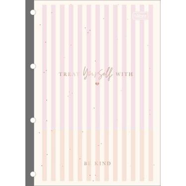 Imagem de Bloco de Folhas Refil Caderno Argolado Fichário Universitário 80 Folha