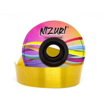 Imagem de Fita Poli Lisa 32MMX50M Dourado - Nizuri