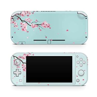 Imagem de Tacky Design Flower Decal Skin Compatible with Nintendo Switch Lite Skin Wrap, Cute Blue Flower Skin for Nintendo Switch Lite Cover, Premium Vinyl 3M Full Wrap Decal.