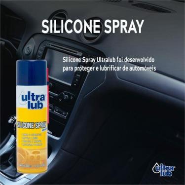 Imagem de Spray Silicone Lubrificante 300ml Uso Geral Kit C/12 - ultralub