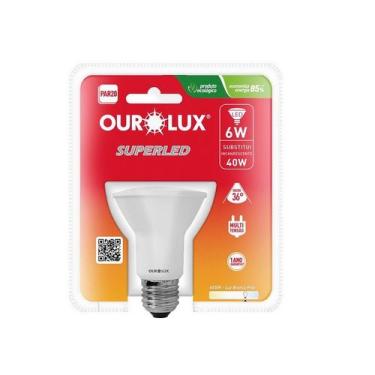 Imagem de Lâmpada LED PAR 20 Bivolt 6 Watts Branco Frio 6500k OUROLUX - OUROLUX 
