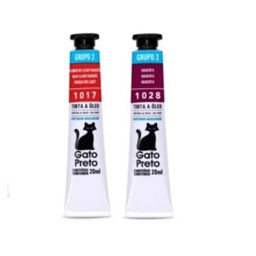 Imagem de Tinta Óleo Premium G2 Semi Transparente 20ml Gato Preto, OURO METÁLICO