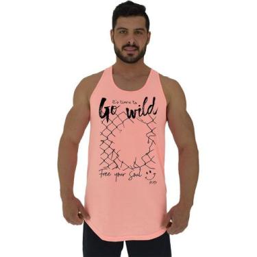 Imagem de Regata Longline Estampada Masculina MXD Conceito Go Wild, Masculino, L