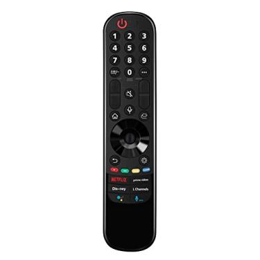 Imagem de MR22GA AKB76039902 Controle remoto de substituição Magic Voice compatível com LG Smart TV 2022 modelo 50QNED80AQA 50QNED80UQA 55QNED80AQA 55QNED80UQA 55QNED85AQA 55QNED85UQA 65QNED85UQA 5QNED8 0AQA