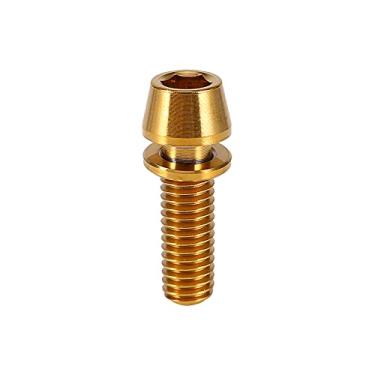 Imagem de Parafuso de Parafuso, Parafuso Leve de Alta Resistência para Esportes de Corrida Automotivo, Parafuso de Cabeça Cônica Com Arruela para Mountain Bike (M5x16)