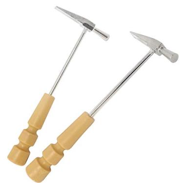 Imagem de Honbay 2 peças de martelos de afinação Kalimba de metal com alça de plástico, acessório de instrumento para instrumento de percussão (16 cm)