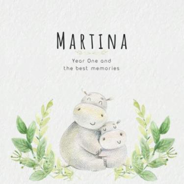 Imagem de Martina Year One and the best Memories: Baby Book I Babyshower or Babyparty Gift I Keepsake I Memory Journal with prompts I Pregnancy Gift I Newborn Notebook I For the parents of Martina
