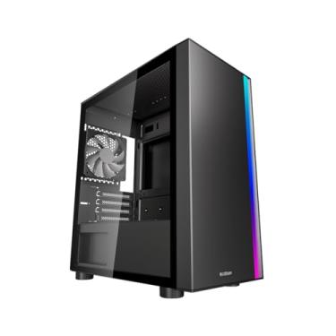 Imagem de PcCooler Platinum LM300 ARGB - - Micro ATX - Painel lateral com janela (vidro temperado) - sem fonte de alimentação - USB/áudio/microfone