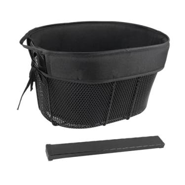 Imagem de menolana Bicicleta Pet Cesta Cachorro Bicicleta Cesta Metal Respirável Cesta Ciclismo Removível Pet Bolsa de Viagem Pet Bicicleta Transportadora para Homens, para Mountain Bike