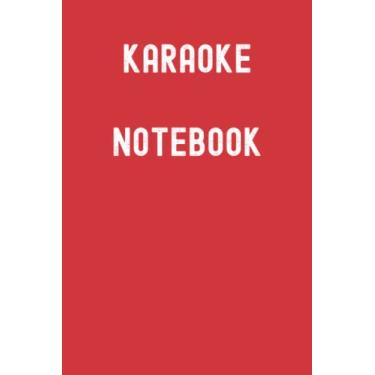 Imagem de Karaoke Notebook: Splatter Movie Red Matte Finish Lined Journal, 120 Pages, 6 x 9, Gift For Thinkers, List Makers and Doers (Karaoke Notebook Journal)