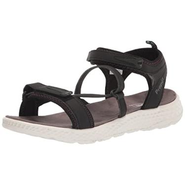 Imagem de Propét Sandália feminina Travelactiv Xc para caminhada, Preto, 11 Narrow