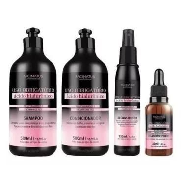 Imagem de Kit Capilar Ácido Hialurônico Uso Obrigatório Facinatus
