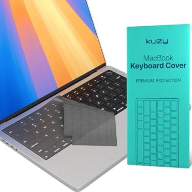 Imagem de Kuzy Capa de teclado premium matizada para MacBook Pro de 14 polegadas M4 16 polegadas 2025 2024 2023 M3 M2 M1 Pro Max - Capa para teclado MacBook Air 33.0 cm 38.1 cm M4 - A3240 A3241 A3401 A3403