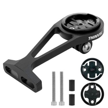 Imagem de Thinvik Suporte externo estendido para computador para bicicleta Wahoo Gopro Bryton Series Combo Mount GPS Bike Computer