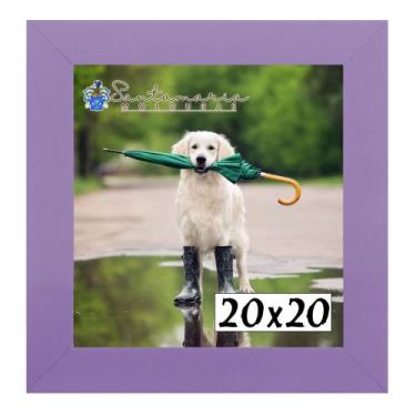 Imagem de Porta Retrado Molduras 20x20 Lilás - Santamaria Molduras