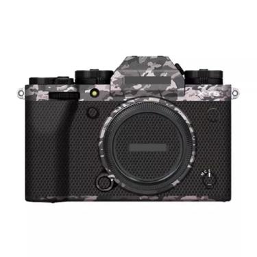Imagem de Adesivo de capa de câmera antiarranhões para Fujifilm X-T5 protetor de corpo de câmera digital mirrorless decalques de filme de vinil para Fuji XT5 (Camuflagem de campo)