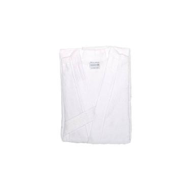 Imagem de Roupão Veludo Plus Size Briza Branco 3008 Tamanho Ggg
