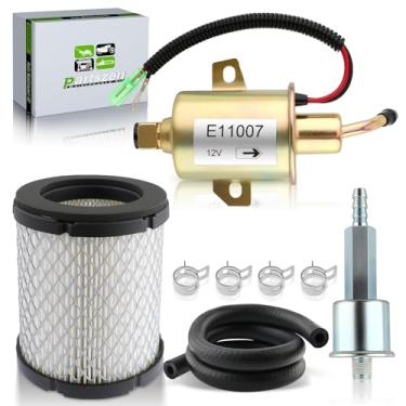Imagem de partszen Bomba de combustível 149-2311 com filtro de combustível 149-2457 para gerador Onan Cummins 4000 4KW Microlite MicroQuiet com filtro de ar 1403280