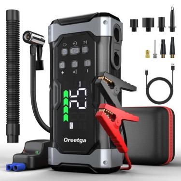 Imagem de Jump Starter Oreetga 6000A com Inflator de Ar para Carro