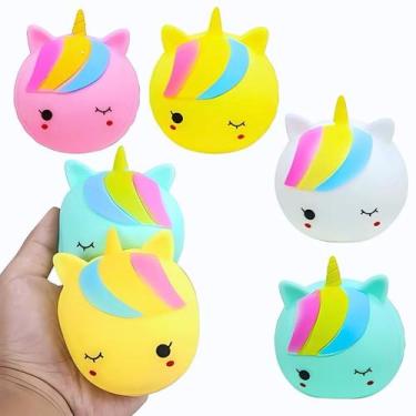 Imagem de Squishy Unicórnio Antiestresse Espreme E Aperta Divertido - Bruartt