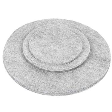 Imagem de Divisores de chapas de feltro, separador de placas de feltro, separadores de alimentos de placa, adequados para proteger porcelana fina e utensílios de mesa (24PCS)