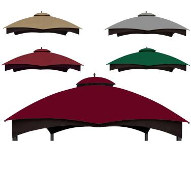 Imagem de SCOCANOPY Tampo de substituição para lowe's Allen Roth 10X12 Gazebo modelo #GF-12S004B-1/#GF-12S004BTO, vinho