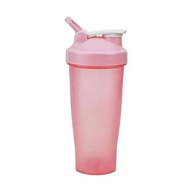 Imagem de Garrafas de Shaker de 20 Oz Proteínas para Misturas de Proteínas Mistura à Prova de água Copo de Garrafa de água Com Bolas de Shaker de Loop para pré -treino Ao Ar Livre Ginásio
