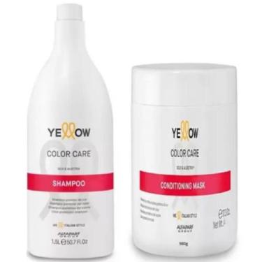 Imagem de Kit Shampoo 1.5 Litro + Máscara 1kg Yellow Color Care