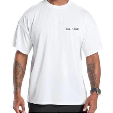 Imagem de Camiseta Masculina Oversized Algodão Streetwear Fitness HipHope-Masculino