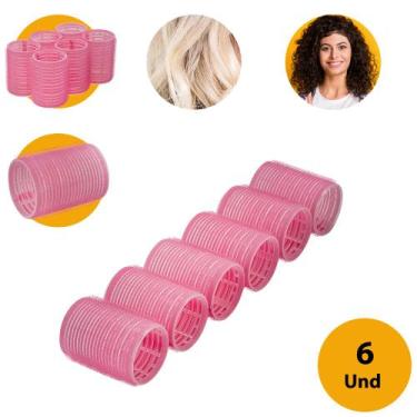 Imagem de Kit 15 Bobs Para Cabelo Formador de Cachos 44mm Salão de Beleza Casa D