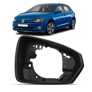 Imagem de Aro Retrovisor Polo e Virtus 2017 a 2021 Sem Furo Pisca - SP ACESSÓRIO