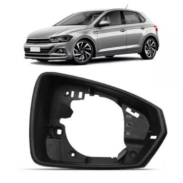 Imagem de Aro Retrovisor Polo e Virtus 2017 a 2021 Com Furo Pisca - SP ACESSÓRIO