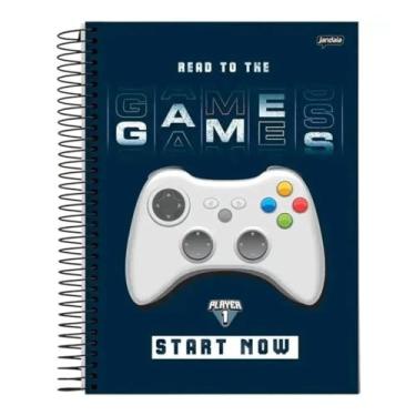 Imagem de Cadernos Univ. 10x1 160 Fls Player Capa Dura Jandaia (Start Now)