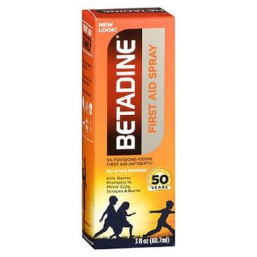 Imagem de Spray de primeiros socorros Betadine 3 Oz da Betadine (pacote com 4)