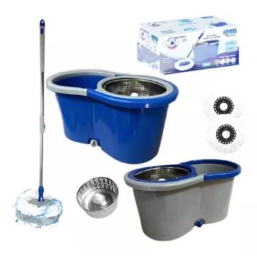 Imagem de Mop Balde Esfregão Giratório Com Alça Sortido - CLEAN TECH
