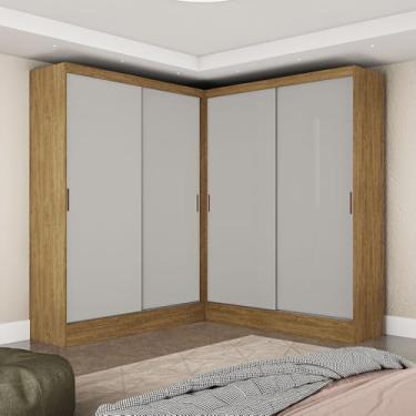 Imagem de Carioca Móveis - Closet Casal Duplo Belém 4 Portas 4 Gavetas Carioca Móveis