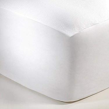 Imagem de Buddemeyer Protetor de Colchão Queen Maison II Algodão Branco