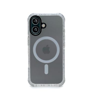 Imagem de Customic Capinha Case Capa para Celular iPhone 16 Plus (6.7”), Impactor Space Anti Impacto Proteção Militar 4 metros contra quedas, Compatível Mag-Safe, Antiamarelamento, Transparente, Branco