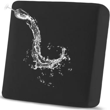 Imagem de TOPYUMH Capas de almofada de sofá à prova d'água, capa de assento de sofá elástica para cães, capas protetoras reversíveis para crianças, animais de estimação com fundo elástico, lavável (almofada de