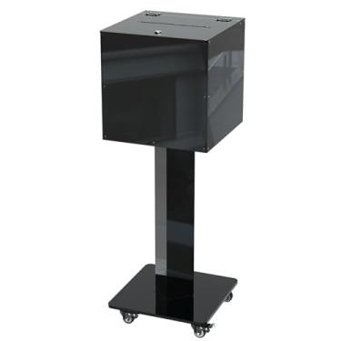 Imagem de MOOFI Caixa De Sugestões Acrílico Com Fechadura E Chave Para Doações Em Escritório, Residências Eventos, Suporte Urna Coleta Ofertas/Rifas Igrejas Beneficentes, Exibição Cartazes (Standardbox)