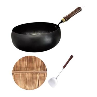 Imagem de DimyFew Wok pan não estick wok wok universal indução panela panela panelas panelas de revestimento antiadere, 24cm