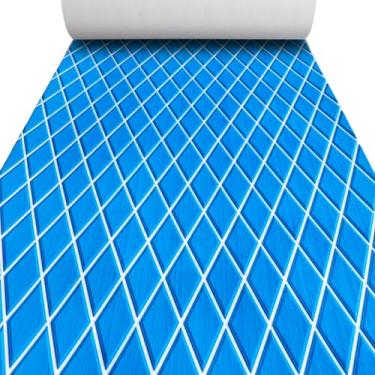 Imagem de HZshark Piso de barco de espuma eva deck de barco autoadesivo deck marinho piso de barco antiderrapante piso marinho tapete de barco folha de deck de espuma eva para lancha caiaque iate rv p