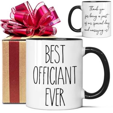 Imagem de VLUG Caneca oficial de casamento, melhores presentes oficiais de casal, caneca engraçada para lista de presentes de casamento, canecas de agradecimento do noivo da noiva, presentes oficiais para o dia