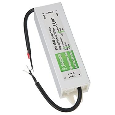 Imagem de Fonte de Alimentação Comutada à Prova D'água 15W IP67 Grau Liga de Alumínio Anodizada Ultrafina de Alta Eficiência para Produtos Eletrônicos DC 12/24V (DC12V)