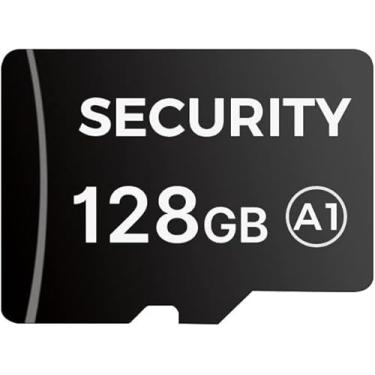 Imagem de Hiseeu Cartão micro SD de 128 GB para câmeras, leitura de 90 MB/s, gravação de 25 MB/s, cartão de memória para câmeras de segurança internas e externas