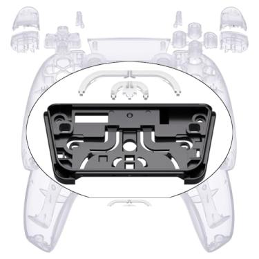 Imagem de eXtremeRate Conjunto completo de substituição com capa de touchpad de botões, acabamento decorativo personalizado placa frontal traseira compatível com controlador p 5 BDM-030 BDM-040 BDM-050 modelos