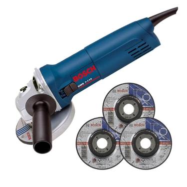 Imagem de Esmerilhadeira Angular Bosch GWS 6115 4.1/2 670W 110V